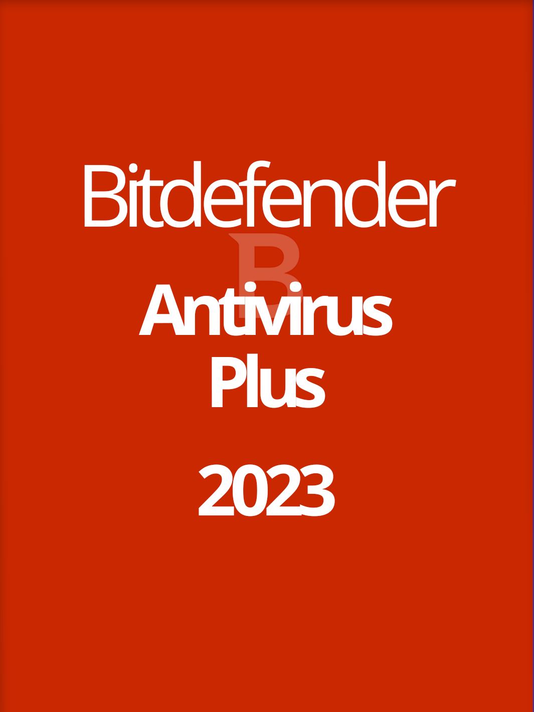 Bitdefender Antivirus Plus 2023 1 Year 1 PC Key